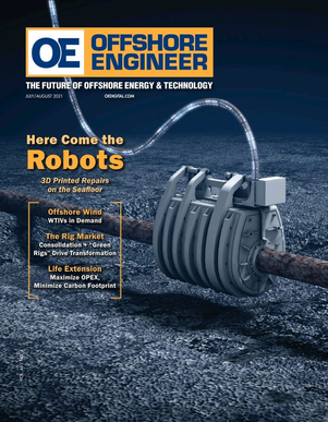Offshore Engineer Magazine Cover Jul 2021 - The Robotics Revolution