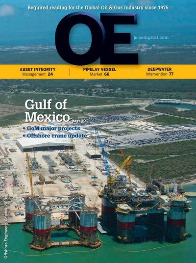 Cover of Oct/Nov 2013 issue of Offshore Engineer Magazine