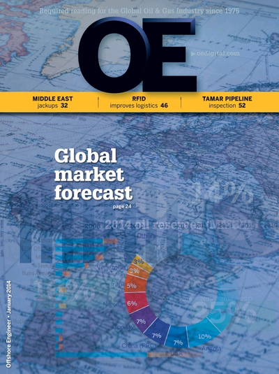 Cover of Jan/Feb 2014 issue of Offshore Engineer Magazine