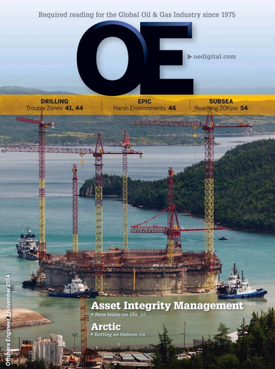 Cover of Nov/Dec 2014 issue of Offshore Engineer Magazine