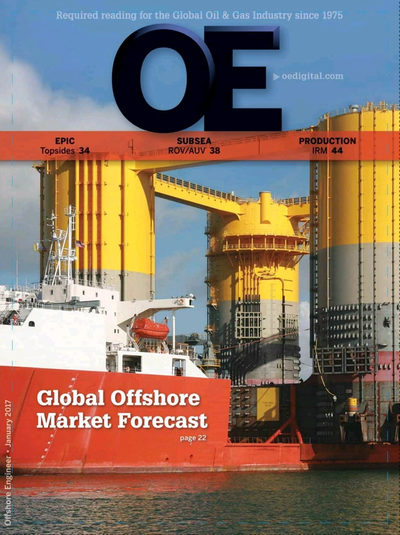 Cover of Jan/Feb 2017 issue of Offshore Engineer Magazine