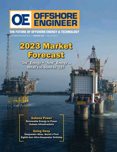 Cover of Nov/Dec 2022 issue of Offshore Engineer Magazine