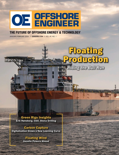 Cover of Jan/Feb 2024 issue of Offshore Engineer Magazine