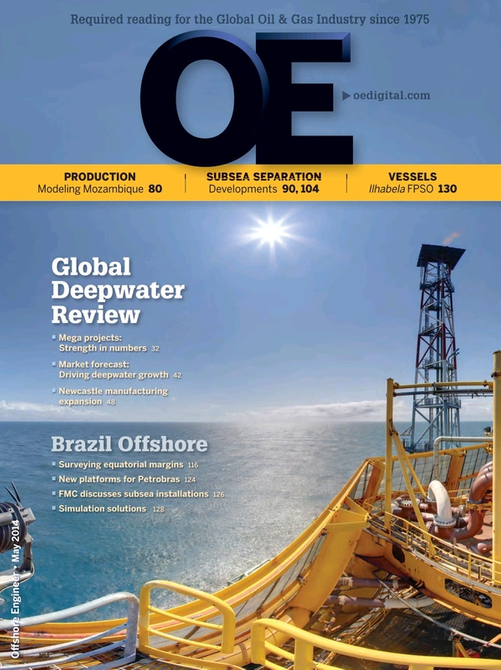 Offshore Engineer Magazine Cover May 2014 - 