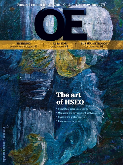 Offshore Engineer Magazine Cover Jun 2014 - 