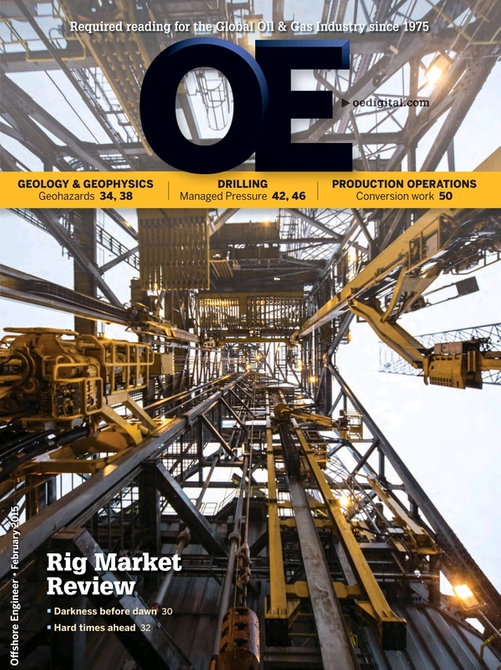 Offshore Engineer Magazine Cover Feb 2015 - 