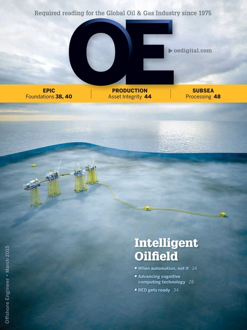 Offshore Engineer Magazine Cover Mar 2015 - 