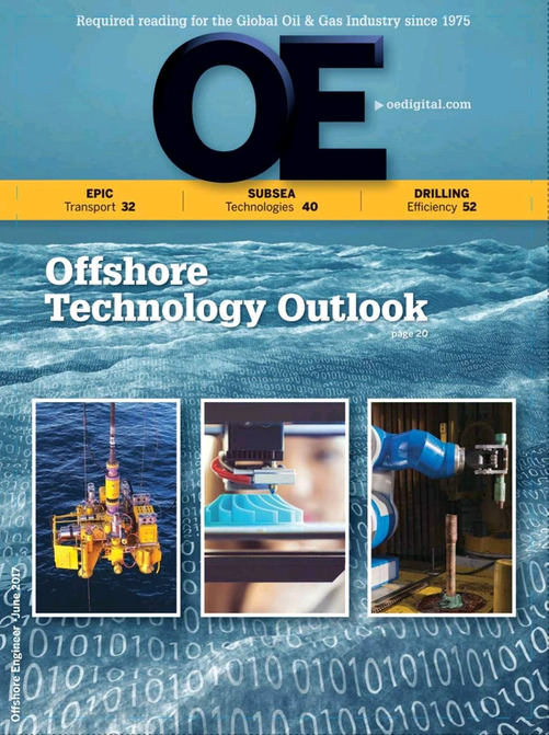 Offshore Engineer Magazine Cover Jun 2017 - 