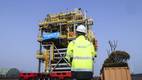 Gauss Yan, Business Development Manager, deugro China, at the operation site. Image courtesy deugro