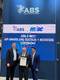 Matthew Tremblay, VP, Global Offshore Markets, ABS, presents the AIP for the MISC MMEGA FPSO at OTC 2023 - Credit Greg Trauthwein