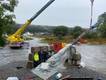 Preparing simulated downhole test rig with temperature and conductivity sensors. Photo from Rawwater