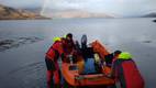 A Remus AUV being deployed in the Corran Narrows. Photo from MarynSol.