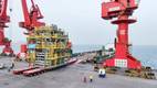 Roll-on operation of CO2 Removal System of 15.8 X 13.2 X 17.2 meters at COSCO Shipyard Qidong, China. Image courtesy deugro
