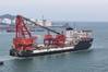China’s Deepwater Pipe-Laying Crane Vessel Sets Sail for Middle East