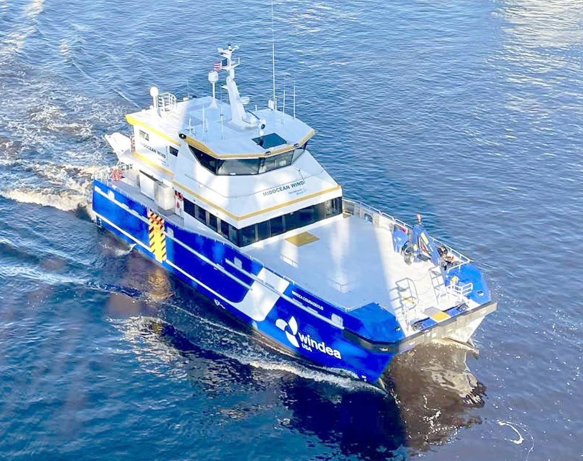 St Johns Ship Building Delivers First CTV for WINDEA