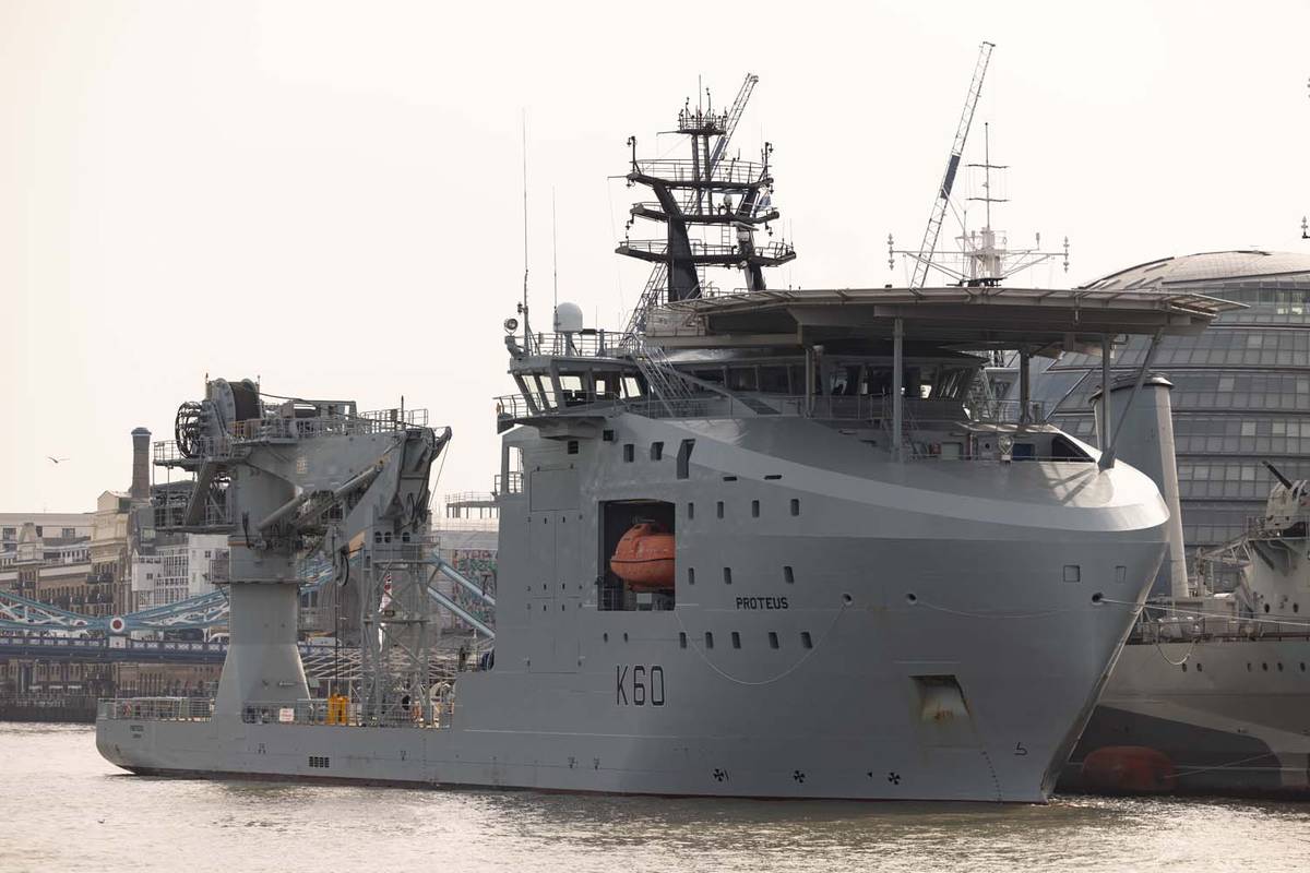 トランプ ODYSSEY Covenant KHAOS Converted OSV Enters Service in the UK as an Underwater