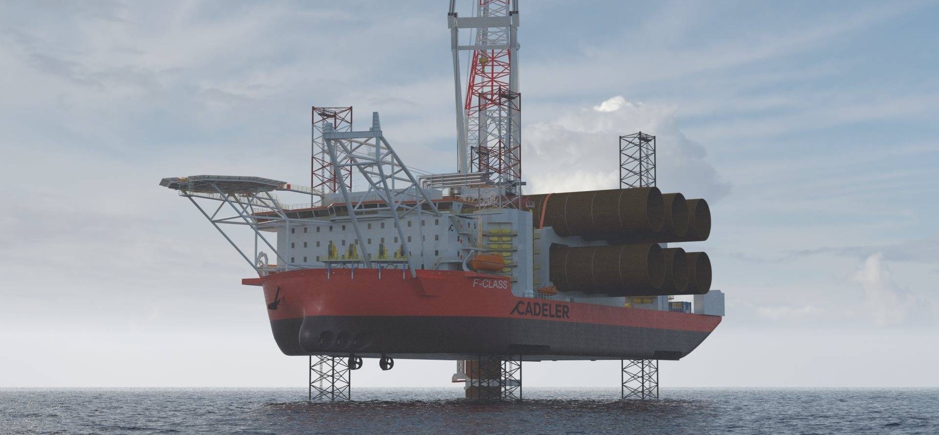 Cadeler Orders $345M Offshore Wind Foundation Installation Vessel