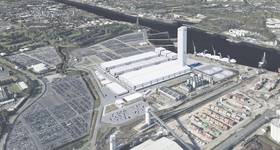 A CGI of the proposed facility (Credit: Port of Tyne)