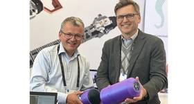 Blue Logic's COO, Helge Sverre Eide & Hydromea's CEO, Igor Martin (Source: Hydromea)