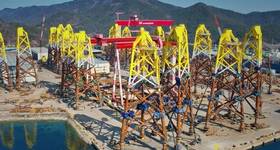 SK OceanPlant’s yard in Goseong County, South Korea (Credit: Glamox)
