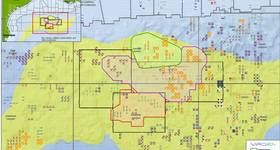 Map showing the location of the Momentum OBN data coverage in the U.S. Gulf. (Credit: Wood Mackenzie Lens Upstream/Supplied by Viridien) 