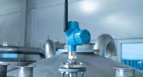 Caption: Emerson's Rosemount 3408 Wireless Level Transmitter – Non-Contacting Radar expands range of applications for automated measurements, helping ensure safe, optimized operations. © Emerson