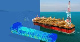 Akselos’ SPM software changes the scale of sensor and strain gauge monitoring by providing a high-fidelity, near real-time structural twin of an entire FPSO.
Image courtesy Akselos
