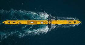 Orbital Marine Power’s O2 2-megawatt tidal stream turbine. © Orbital Marine Power/FORCE