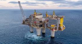 The Troll A platform in the North Sea (Credit: Jan Arne Wold/Elisabeth Sahl - Equinor)