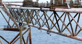 Bilfinger technicians carrying out maintenance work on an offshore platform (Credit: Bilfinger)