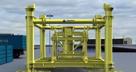 Recoverable Abandonment Frame (RAF) system rendering (Credit: Aquaterra Energy)