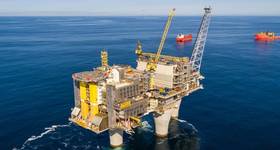 The Troll A platform in the North Sea (Credit: Jan Arne Wold / Equinor)