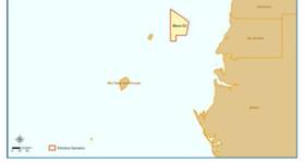 Location of Block 3 offshore São Tomé and Príncipe (Credit: Petrobras)
