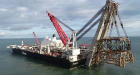 Illustration / Pioneering Spirit vessel (Credit: Allseas)
 