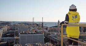 The Kollsnes processing plant west of Bergen (Credit: Ole Jørgen Bratland / Equinor)