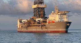 Deepwater Atlas at sea trials (Photo: Transocean)