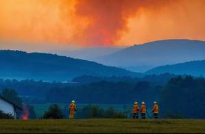 Local authorities confirm that the German wildfire near Belgian Border is under control.