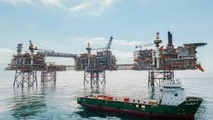 Buzzard offshore platform (Credit: CNOOC)
