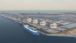 Computer Rendering of NextDecade’s Rio Grande LNG Project (Credit: NextDecade)
