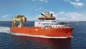 Deepwater installation and construction vessel illustration (Credit: Salt Ship Design)