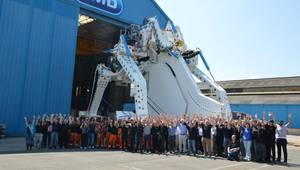 The delivery of Prysmian’s new SMD Plough for subsea cables (Credit: Prysmian)