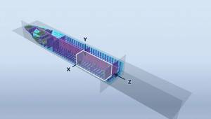 ABS EagleTwinTM is a web-based structural digital twin solution that aims to improve safety for offshore operations. EagleTwin provides an interactive 3D digital representation of an offshore asset to help enable more informed decision-making for repair and inspection operations.
Image courtesy ABS