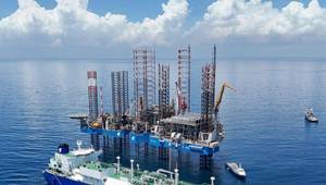 New Fortress Energy's Fast LNG unit offshore Altamira (Credit: New Fortress Energy)