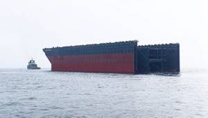 Forward section of MODEC’s next-generation hull for FPSO Gato do Mato (Credit: MODEC)
