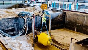 Frequensea Subsea Decommissioning Tool Testing at Deltares (Credit: Frequensea)