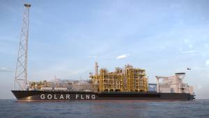 Golar MK II FLNG vessel (Credit: Kongsberg Maritime)
