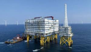 'Heart of the Sea Wind' Offshore Substation (Credit: China Three Gorges)