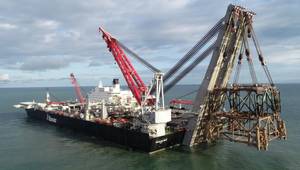 Illustration / Pioneering Spirit vessel (Credit: Allseas)
 