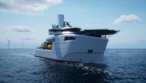 Illustration represented by VARD’s design of an SOV VARD Zero Class (Credit: VARD)