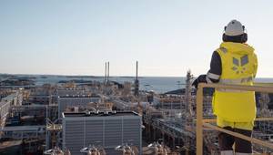 The Kollsnes processing plant west of Bergen (Credit: Ole Jørgen Bratland / Equinor)